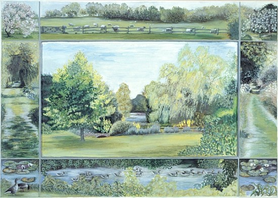 The Lake, Glyndebourne, 1997 (tempera)  von Ariel  Luke