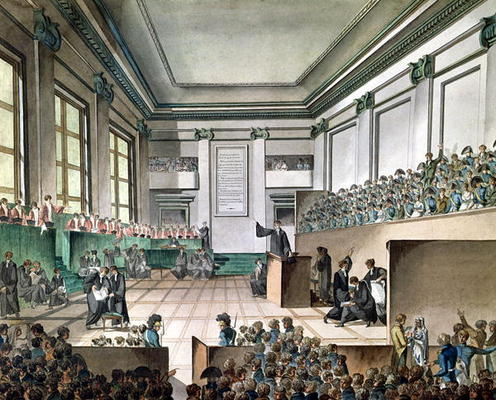 The Trial of the Cadoudal Affair, c.1804 (w/c on paper) von Armand de Polignac