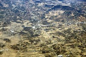Luftaufnahme vom Jemen