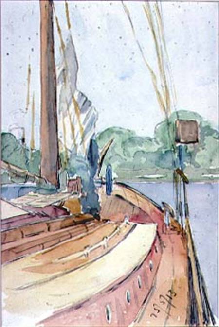 The Deck of a Dutch Yacht von Arnold Bennett