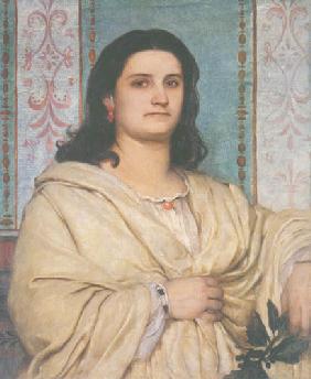 Bildnis Angela Böcklin als Muse 1863