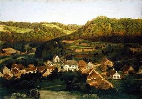 A View of the Village of Tenniken 1846