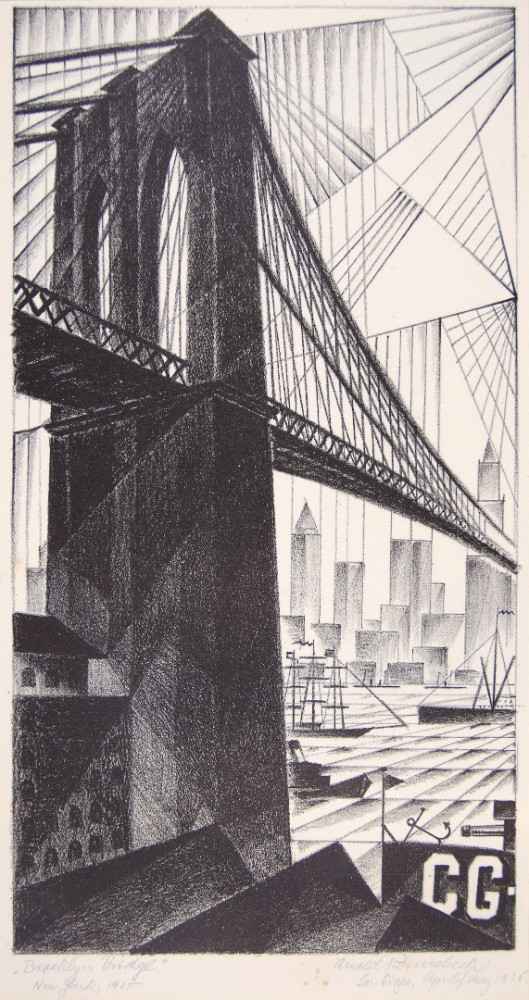 Brooklyn Bridge von Arnold Ronnebeck