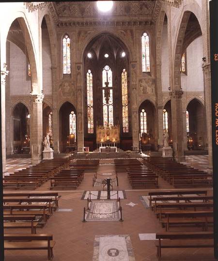 Interior view of the church (photo) von Arnolfo  di Cambio