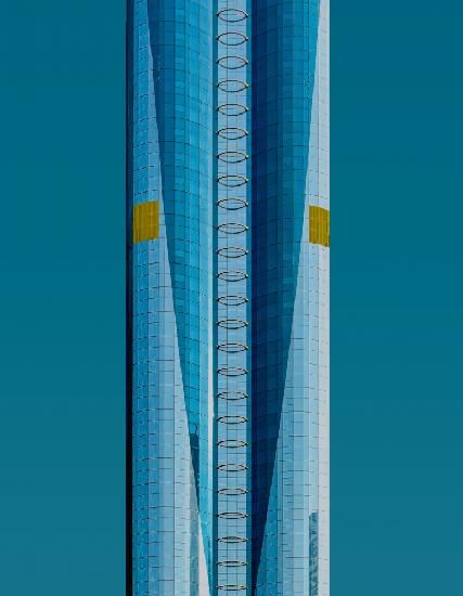 Blau auf Blau – Moderne Architektur Dubai