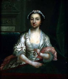 Portrait of Elizabeth Faulkner, the artist's wife c.1742