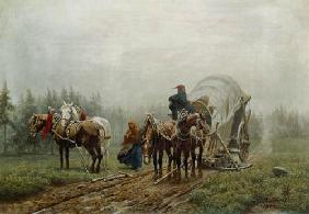 The Broken Freight Wagon 1862