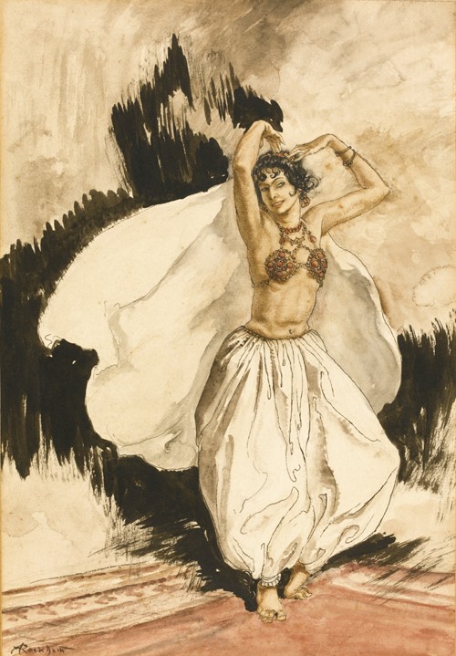 Anitras Tanz. Illustration für Peer Gynt von Henrik Ibsen von Arthur Rackham