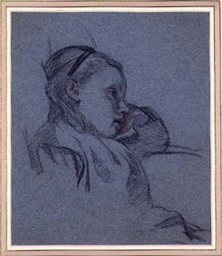 Portrait of a Seated Girl von Arthur Stocks