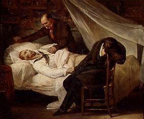 Der Tod Géricaults am 26.Januar 1824. 1824
