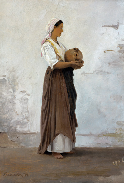 Girl from Capri von Ascan Lutteroth