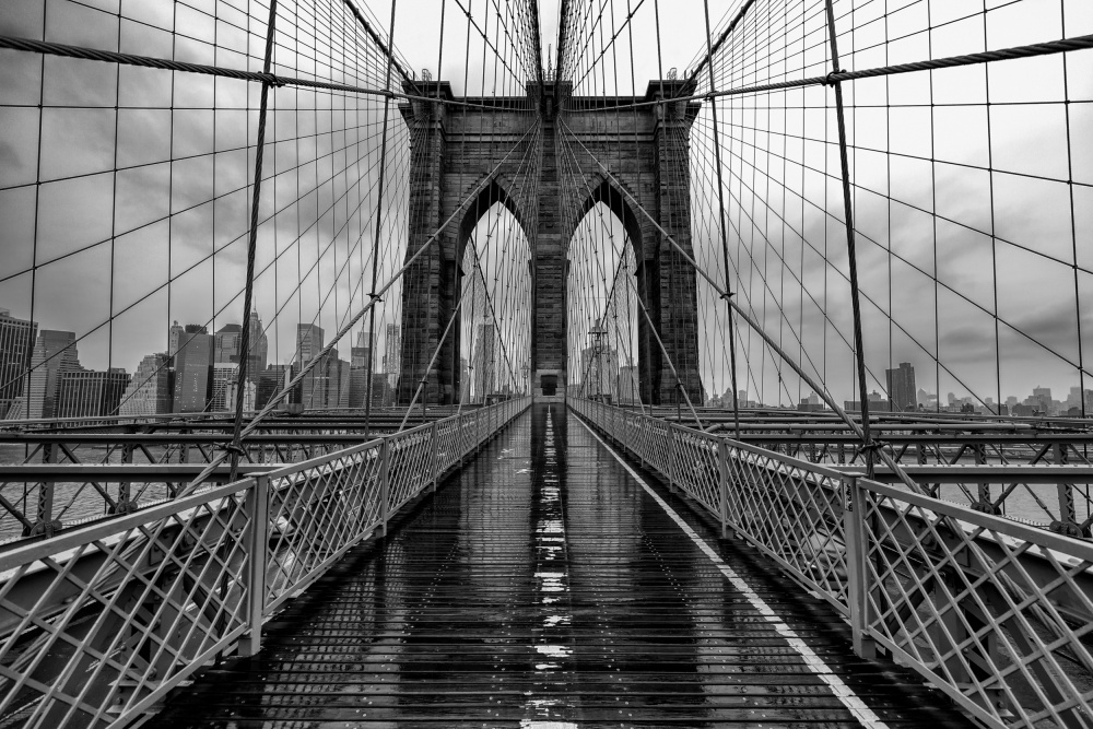 Brooklyn Brücke von Ashley Sowter