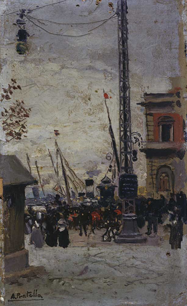 Sieben Ansichten von Neapel, 1885-1890 von Attillo Pratella
