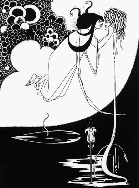 Illustration für Salome von Oscar Wilde von Aubrey Vincent Beardsley