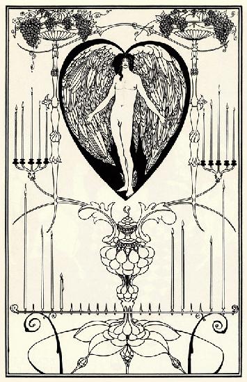 Illustration zum "The Mirror of Love" von Marc-André Raffalovich 1895