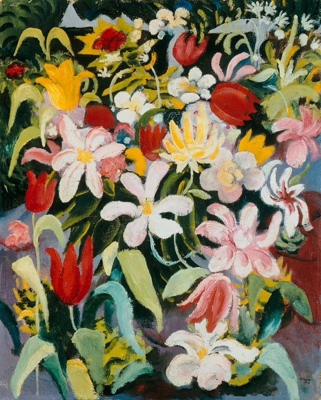 Blumenteppich von August Macke