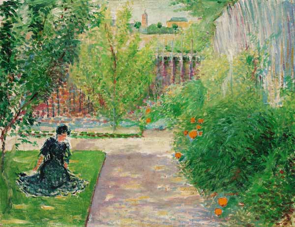 Sonniger Garten von August Macke