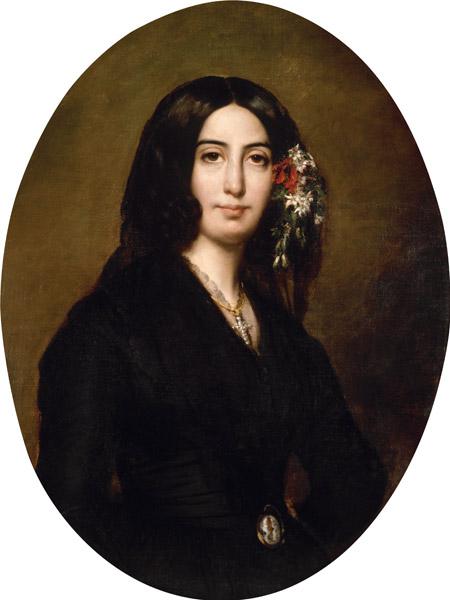 Porträt von George Sand 1838
