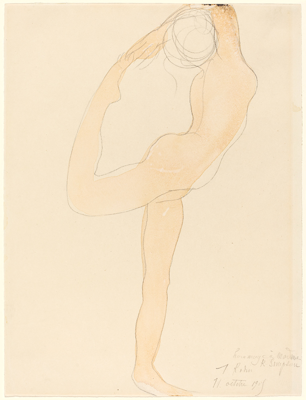 Tanzende Figur von Auguste Rodin