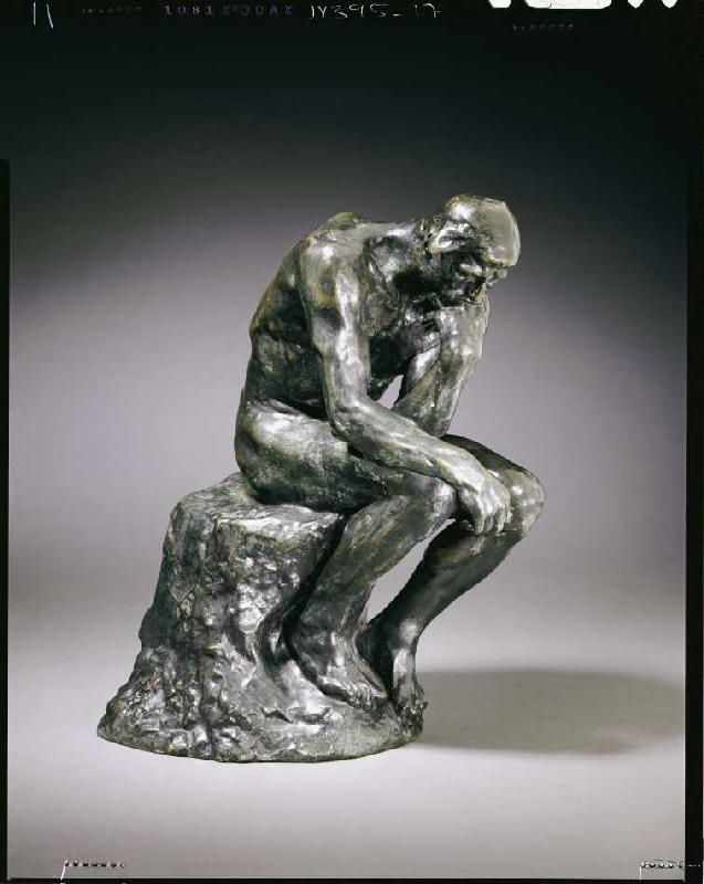 Der Denker. von Auguste Rodin