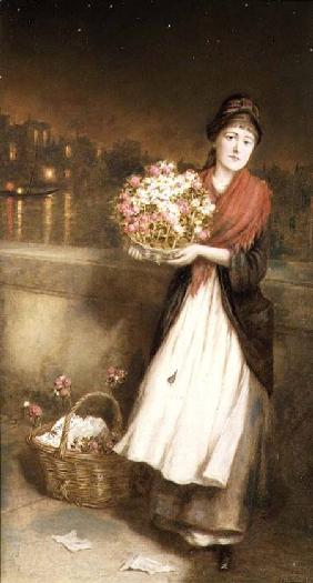 A London Flower Girl 1877