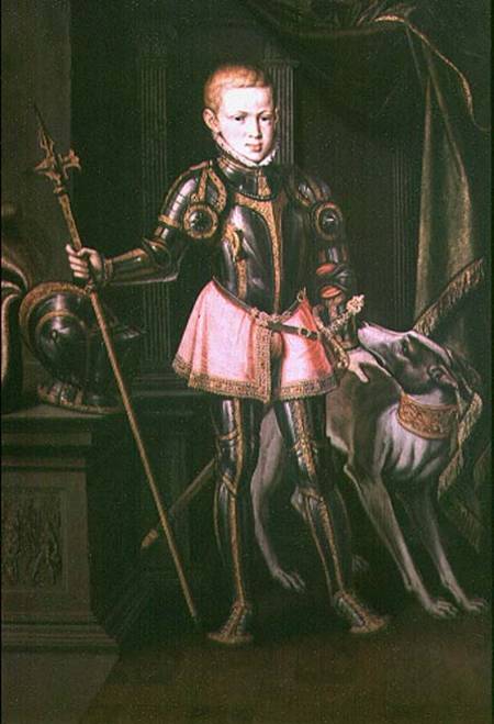 Ferdinand Maximilian Joseph I as a boy von Austrian School