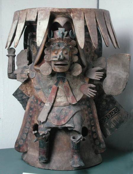 Anthropomorphic Brazier, found in area of Templo Mayor von Aztec