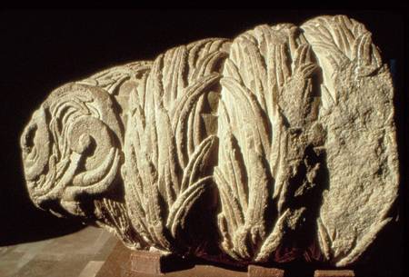Feathered Serpent fragment von Aztec