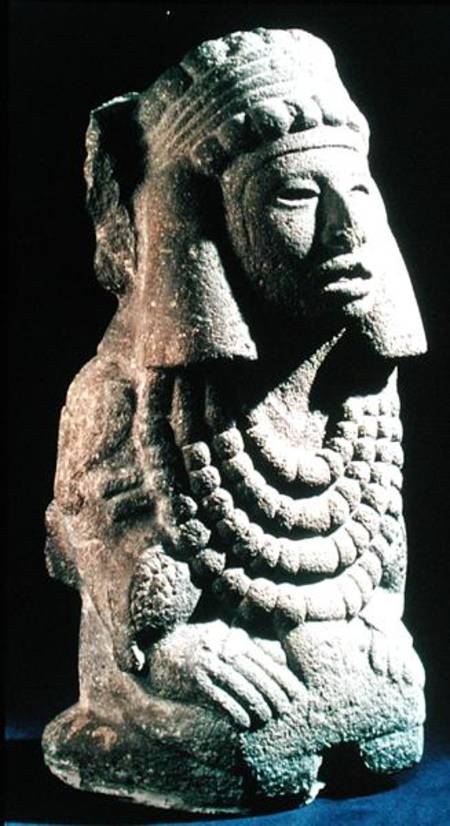 The Goddess Chalchihuitlicue, found in the Valley of Mexico von Aztec