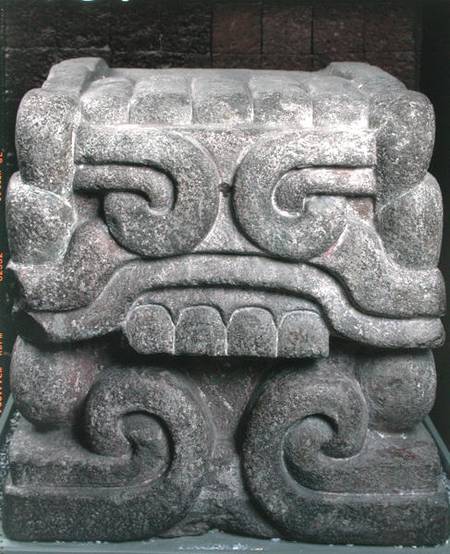 Head of a Feathered Serpent von Aztec