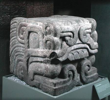 Head of a Feathered Serpent von Aztec