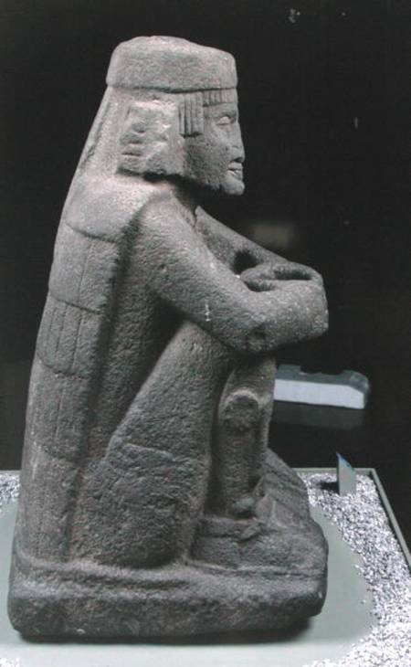 Standard-bearer, found at the Templo Mayor von Aztec