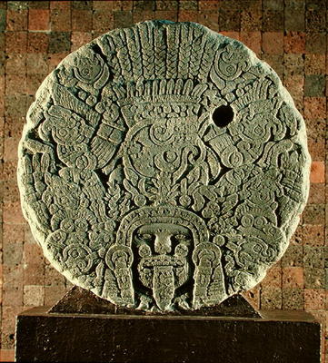 Tlaltecuhtli (stone) von Aztec