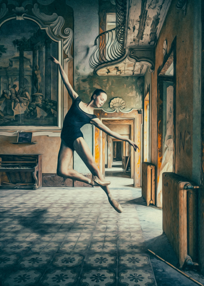 Verlassenes Ballett Digitale Malerei 3 von Baard Martinussen