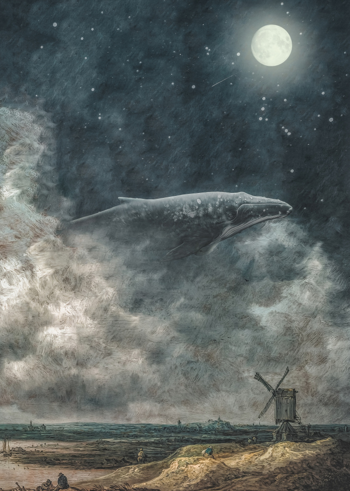Wal in der Malerei von Baard Martinussen