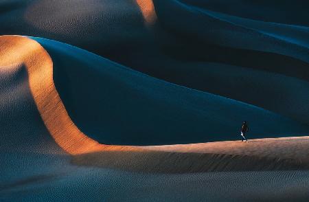Joggen in der Wüste