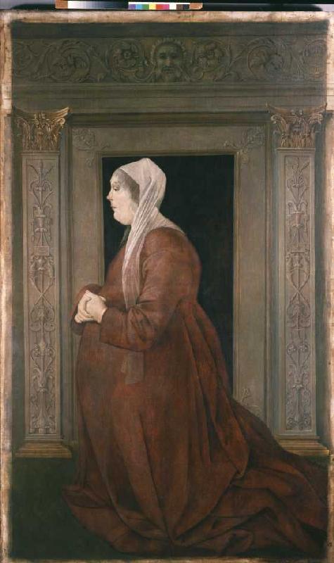 Bildnis der Eleonora von Aragon (1450-1493), seit 1473 Gemahlin des Ercole I von Baldassare Estense