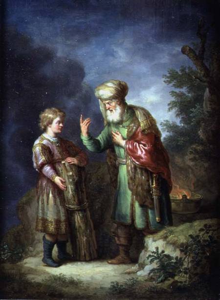 Abraham and Isaac von Balthasar Beschey
