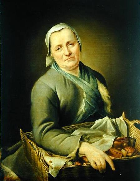The Kitchen Maid von Balthasar Denner