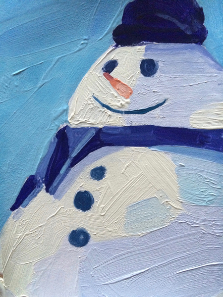 Snowman von Barbara Hoogeweegen
