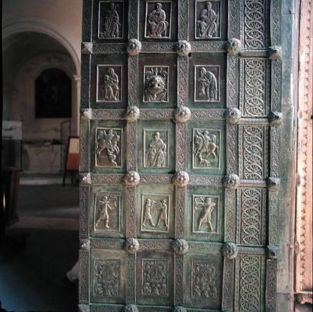 Doors from the facade von Barisano  da Trani