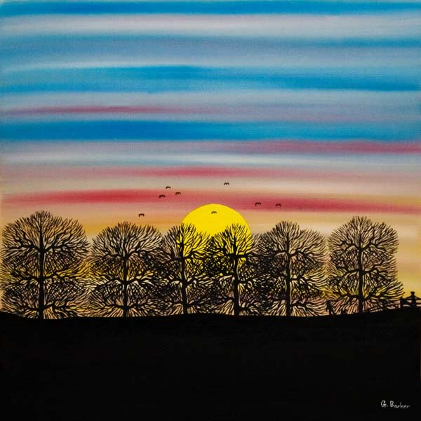 Sunset walk von Gordon Barker