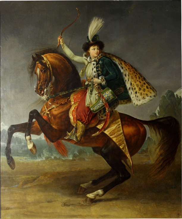 Reiterporträt von Fürst Boris Nikolajewitsch Jussupow (1794-1849) von Baron Antoine Jean Gros