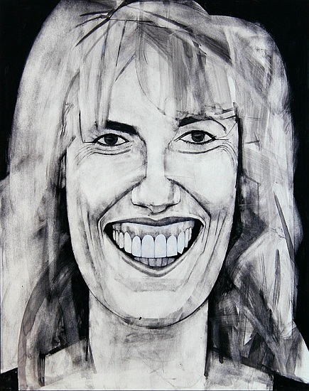 Portrait of Esther Rantzen, illustration for The Media Mob von Barry  Fantoni