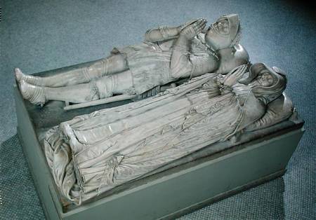Effigies of Anne de Montmorency (1493-1567) Constable and Marshal of France and Madeleine of Savoy ( von Barthelemy Prieur