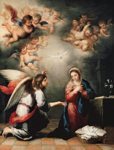 Die Verkündigung Mariae von Bartolomé Esteban Perez Murillo