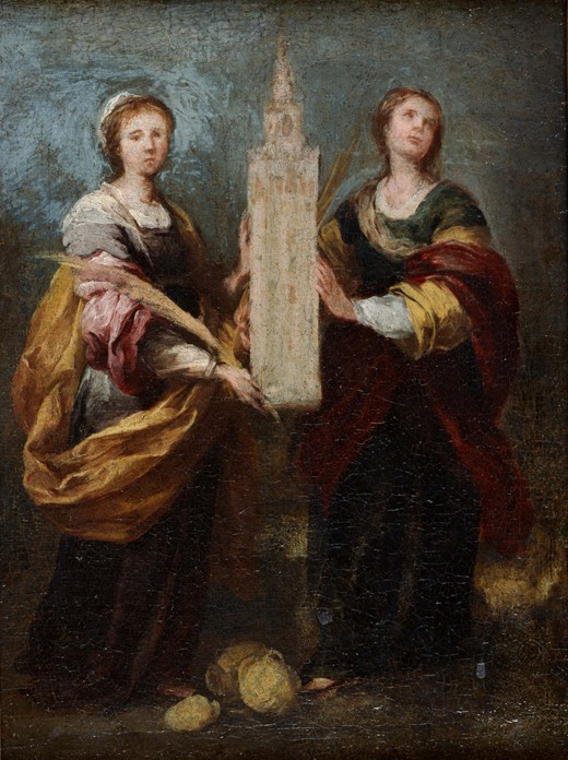 Die Heiligen Justina und Rufina von Bartolomé Esteban Perez Murillo