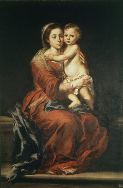 Madonna of the Rosary / Murillo von Bartolomé Esteban Perez Murillo