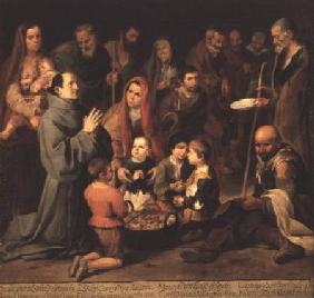 St. Diego of Alcala Giving Food to the Poor 1645-46