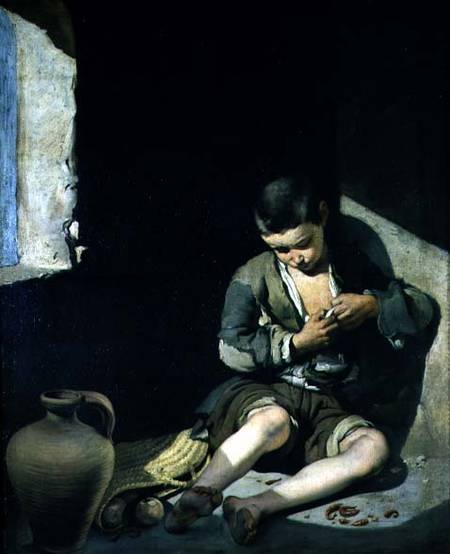 The Young Beggar von Bartolomé Esteban Perez Murillo
